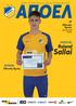 APOEL FC ΤΗΕ OFFICIAL MATCH PROGRAMME # 35. Εθνικός Άχνας :00 ΣΥΝΕΝΤΕΥΞΗ. Roland. Sallai ΑΝΤΙΠΑΛΟΣ