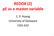 REDOX (2) pe as a master variable. C. P. Huang University of Delaware CIEG 632