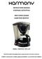 INSTRUCTIONS MANUAL ΕΓΧΕΙΡΙΔΙΟ ΛΕΙΤΟΥΡΓΙΑΣ DRIP COFFEE MAKER ΚΑΦΕΤΙΕΡΑ ΦΙΛΤΡΟΥ