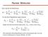 Review: Molecules = + + = + + Start with the full Hamiltonian. Use the Born-Oppenheimer approximation