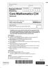 Core Mathematics C34