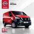 NISSAN NV300 NV300 COMBI & VAN VAN COMBI. Επιδόσεις & Στοιχεία καυσίµου (EURO6B)