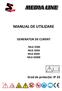 MANUAL DE UTILIZARE GENERATOR DE CURENT. Grad de protecție: IP 23 MLG 2500 MLG 3500 MLG 6500 MLG 6500E