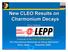 New CLEO Results on Charmonium Decays