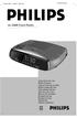 AJ 3080 Clock Radio. black film width 138 mm