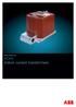 Medium Voltage Product. KOFA Indoor current transformers