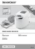 BREAD MAKER SBB 850 B2 REZEPTHEFT IAN