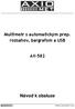 Multimetr s automatickým prep. rozsahov, bargrafom a USB AX-582. Návod k obsluze