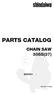 PARTS CATALOG CHAIN SAW 305S(37)