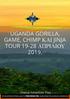 UGANDA GORILLA, GAME, CHIMP ΚΑΙ JINJA TOUR ΑΠΡΙΛΙΟΥ 2019.