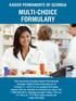 KAISER PERMANENTE OF GEORGIA MULTI-CHOICE FORMULARY