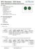 NTC Thermistor:SCK Series