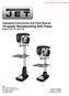 Operating Instructions and Parts Manual 16-speed Woodworking Drill Press Models JDP-15F, JDP-15B