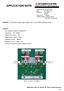 APPLICATION NOTE. Silicon RF Power Semiconductors. RD35HUF2 single-stage amplifier with f= mhz evaluation board