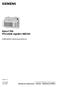 Synco 200 Prevodník signálov SEZ220. Základná dokumentácia. Siemens Building Technologies Výrobky pre vykurovanie vetranie klimatizáciu (HVAC)