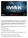 IMAX. Η πιο Μεγαλειώδης Κινηματογραφική Εμπειρία στον Πλανήτη ΕΠΙΤΕΛΟΥΣ φτάνει και στη Χώρα μας.