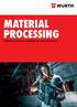 MATERIAL PROCESSING Διάτρηση και κοπή σε σκυρόδεμα και υλικά πετρωμάτων