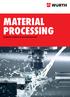 MATERIAL PROCESSING Τρυπάνια μετάλλων & ψυκτικά λιπαντικά
