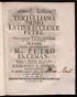 EKERMAN, PATRE, QUAM, PRiESIDE LAURENTIUS L. SUDERMANNUS. Eloquentt. PROFESS. Reg. ποτ, λα PETRO. rxjwutcm LENSUR2E VENIA ÄMPLISS. FACULT. PHILOSOPH.