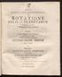 /7. R Ο Τ Α ΤIΟ Ν Ε PLANETARUM SOLIS ET SV EN O GABR. HEDIN. Refpondens. Typis Ermannianis. DISSERTATIO ASTRONOMICA UPSALIJE, Q ua ti)