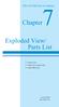 Chapter7. Exploded View/ Parts List. EBA-2X-PBX Service Manual Entire Unit 7-2. EBA-2X Acceptor Unit 7-3. EBA-PBX Unit