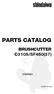 PARTS CATALOG BRUSHCUTTER C310S/SF450(37)