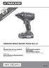 IAN CORDLESS IMPACT DRIVER PDSSA 20-Li A1 UDARNI ODVIJAČ NA BATERIJE ΕΠΑΝΑΦΟΡΤΙΖΟΜΕΝΟ ΚΡΟΥΣΤΙΚΟ ΔPAΠANOΚΑΤΣΑΒΙΔO AKKU-DREHSCHLAGSCHRAUBER