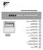 OPERATION MANUAL. Outdoor - Air Processing Unit FXMQ125MFV1 FXMQ200MFV1 FXMQ250MFV1 VRVII. Operation manual VRVII Outdoor-air processing unit