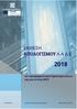 ΕΚΘΕΣΗ ΑΠΟΛΟΓΙΣΜΟΥ Α.Α.Δ.Ε. ΓΙΑ ΤΟ ΕΤΟΣ 2018 ΚΑΙ ΠΡΟΓΡΑΜΜΑΤΙΣΜΟΣ ΔΡΑΣΤΗΡΙΟΤΗΤΩΝ Α.Α.Δ.Ε. ΓΙΑ ΤΟ 2019