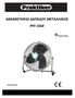 ΑΝΕΜΙΣΤΗΡΑΣ ΔΑΠΕΔΟΥ ΜΕΤΑΛΛΙΚΟΣ PFF-35M. Οδηγίες χρήσης