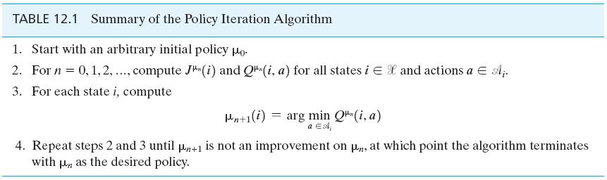 Αλγόριθμος Policy Iteration (2/2) (Επανάληψη) Αλγόριθμος Reinforcement Learning (Αρχιτεκτονική Actor Critic) Επαναλήψεις n = 1,2, από δύο βήματα μέχρι σύγκλισης πολιτικής π n = π n+1 Βήμα 1.