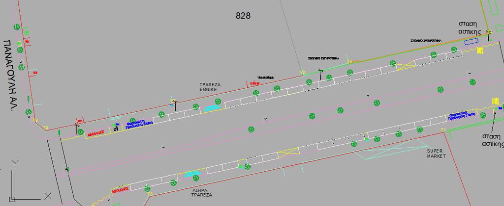 ΗΡ.ΠΟΛΥΤΕΧΝΕΙΟΥ 1/ στο τμήμα από Παναγούλη έως Ιάσονος (ΟΤ828 & ΟΤ495) ΟΤ 828 (όπως απεικονίζονται στο σχέδιο) Μία θέση (1) στάθμευσης για μηχανοκίνητα δίκυκλα Μία θέση (1) προσωρινής στάσης για