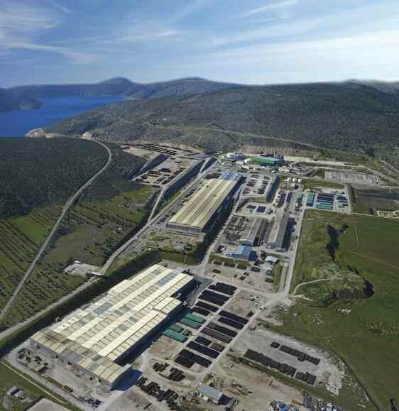 Παραγωγική μονάδα Θίσβης, Ελλάδα Θίσβη Αθήνα Λιμενικές εγκαταστάσεις Μονάδα ευθείας ραφής 7 5/8 Αποθηκευτικοί χώροι Διαπιστευμένο Εργαστήριο ποιοτικού ελέγχου Μονάδα weld-on connectors Μονάδα ευθείας
