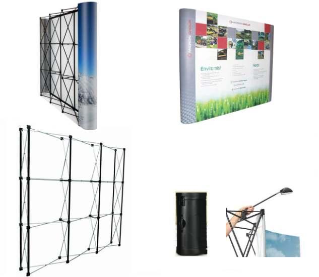 ΝΕΕΣ ΧΑΜΗΛΟΤΕΡΕΣ ΤΙΜΕΣ SQUARE PIPE SPRING POP UP Stand Pop Up - Aράχνη