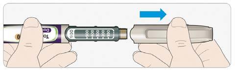 B Αφαιρέστε το καπάκι της συσκευής τύπου πένας Γ Ελέγξτε ότι η ινσουλίνη είναι διαυγής Μην χρησιμοποιείτε τη συσκευή τύπου