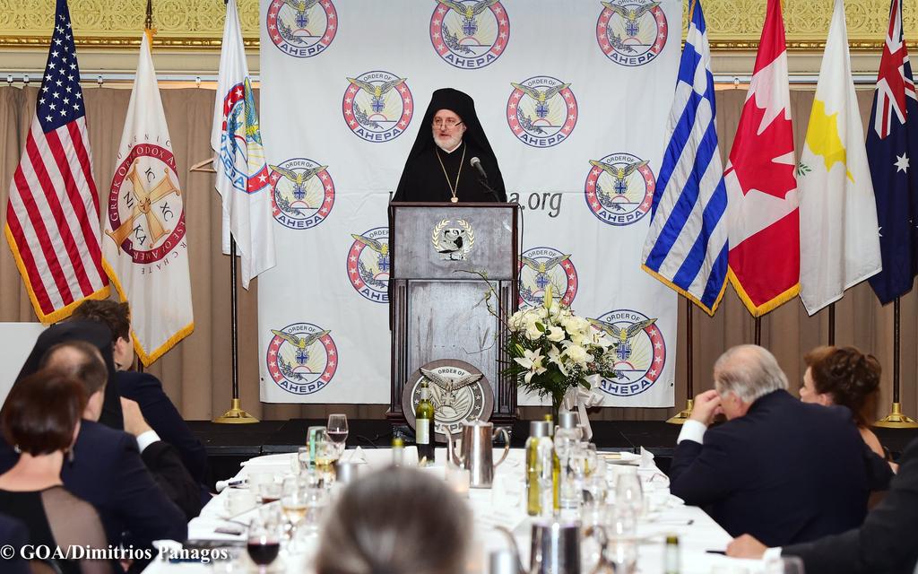 06/07/2019 Ο Αρχιεπίσκοπος Αμερικής στο Επίσημο Δείπνο της AHEPA Οικουμενικό Πατριαρχείο / Αρχιεπισκοπή Αμερικής 5 Ιουλίου 2019 Ο Σεβ. Αρχιεπίσκοπος Αμερικής, κ.