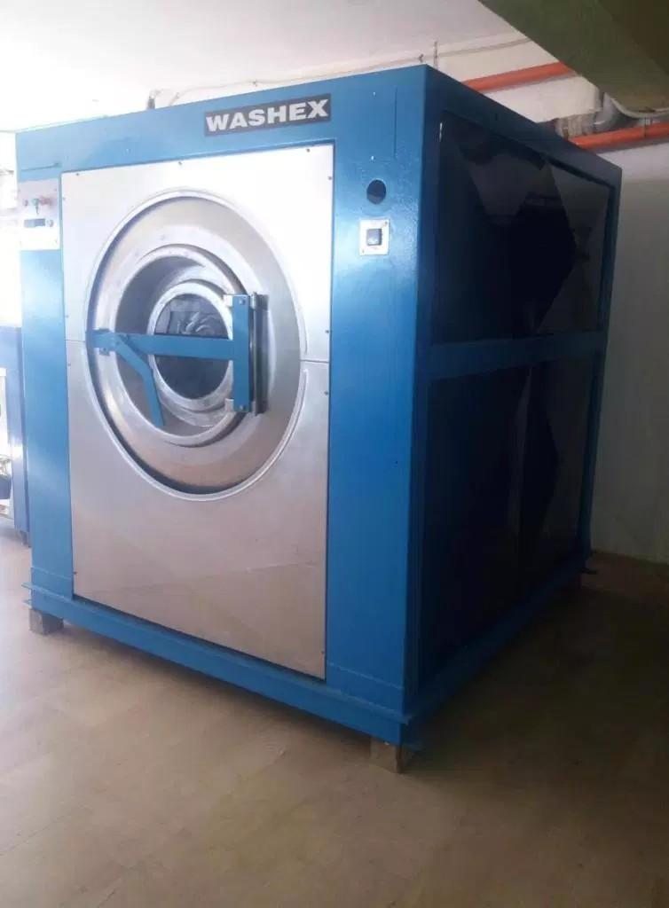 Βιομηχανικό πλυντήριο Washex 125 Χωρητικότητα: 125 kg Ισχύς: 9 kw Ατμού: Ναι Προγραμματιζόμενο: PLC