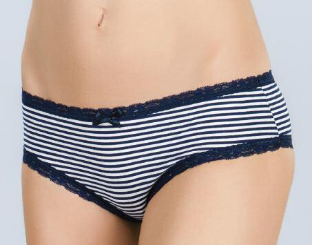 20 WoMEN'S UNDERWEAR 2 set pcs 81336: Brazil Color> 712 ΜΑΡΙΝ-ΡΙΓ.ΛΕ-ΜΑΡ.