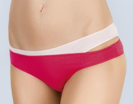 PINK Size> S-XL Composition> 95% COTTON-5% ELASTANE 2 set pcs 81344: Brazilian Color> 715 ΡΟΖ-