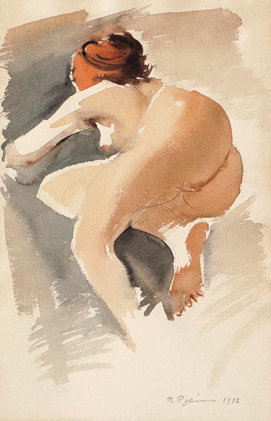 ΒΕΡΓΟΣ 9 ΜΑΪΟΥ 2015 * 60 Πάρις Πρέκας (1926-1999) Γυμνό υπογεγραμμένο και