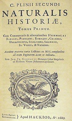 Plinius Secundus, 23-79 μ.χ.