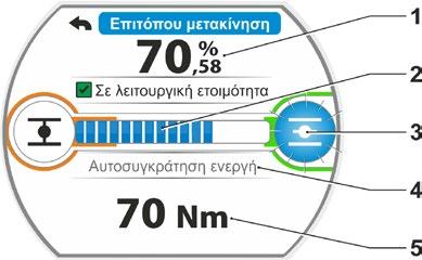 Αν εμφανιστεί το μήνυμα, η λειτουργία δεν μπορεί να εκτελεστεί με την συνδεδεμένη βαθμίδα χρήστη, αλλάξτε την εξουσιοδότηση πρόσβασης, δείτε σχετικά το κεφάλαιο «6 Διαχείριση χρηστών» στη σελίδα 31.