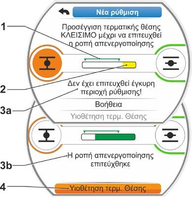 7 Θέση σε λειτουργία 7 Θέση σε λειτουργία 7.4 Τερματικές θέσεις Μειωτήρας σηματοδότησης β) Θέστε την επισήμανση επιλογής στην επιλογή «Υιοθέτηση τερματικών θέσεων» (εικ. 12, θέση 4).