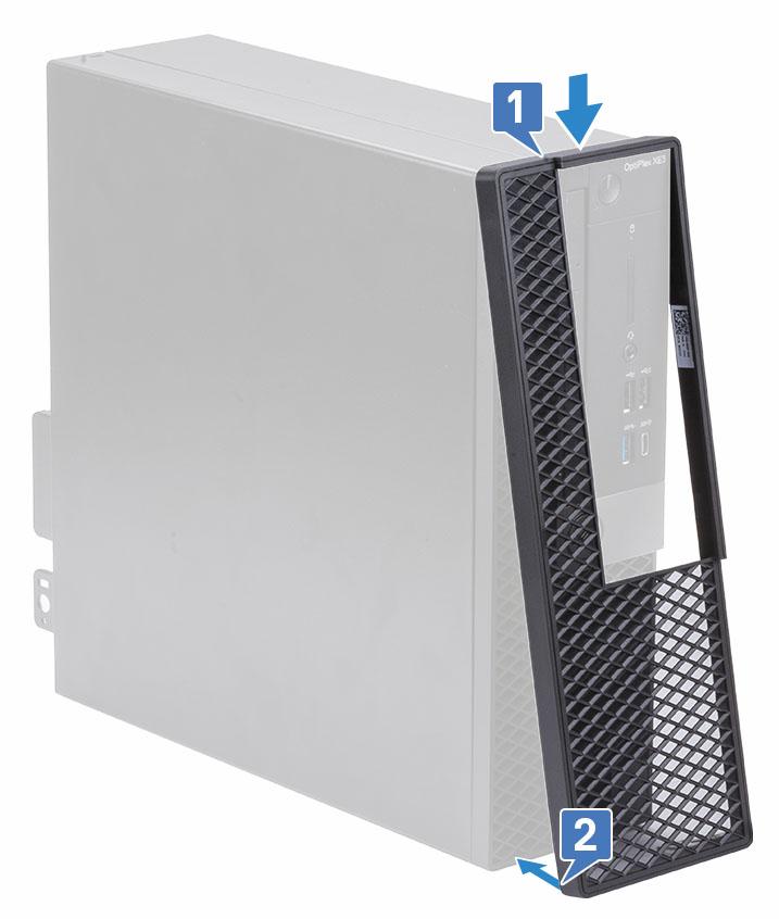 Φίλτρο σκόνης για OptiPlex Small Form Factor 1 Το φίλτρο σκόνης για τον OptiPlex Small Form Factor προστατεύει το σύστημα από τα λεπτά σωματίδια σκόνης.