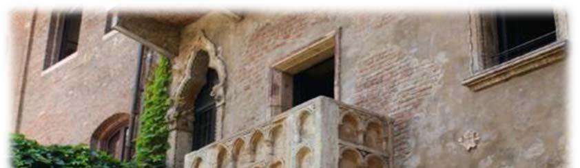 εσείς το ξέρατε; Το μπαλκόνι της Ιουλιέτας Η Βερόνα, θεωρείται η πόλη του Σαίξπηρ, εκεί όπου παίχτηκε το δράμα του Ρωμαίου και της Ιουλιέτας και η πιο συγκλονιστική