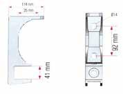 Clever BMF ARM MONOBLOC 300 ΟΡΟΦΗ ΜΑΡΚΙΖΑ ΠΡΟΣΟΨΗ TOIXOΣ κατέβασμα/projection άξονας 1,25M width 1,50M 1,75M 2,00M 2,25M 2,50M 2,75M 3,00M 3,50M βραχίονες arms 2,45M 768,00 796,00 820,00 845,00 X X X