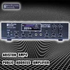 PROFICON SOUND ARISTON AMP4 Συγχαρητήρια για την αγορά του ενισχυτή PROFICON SOUND ARISTON AMP4 Παρακαλούμε διαβάστε προσεκτικά τις οδηγίες πριν από τη χρήση του.
