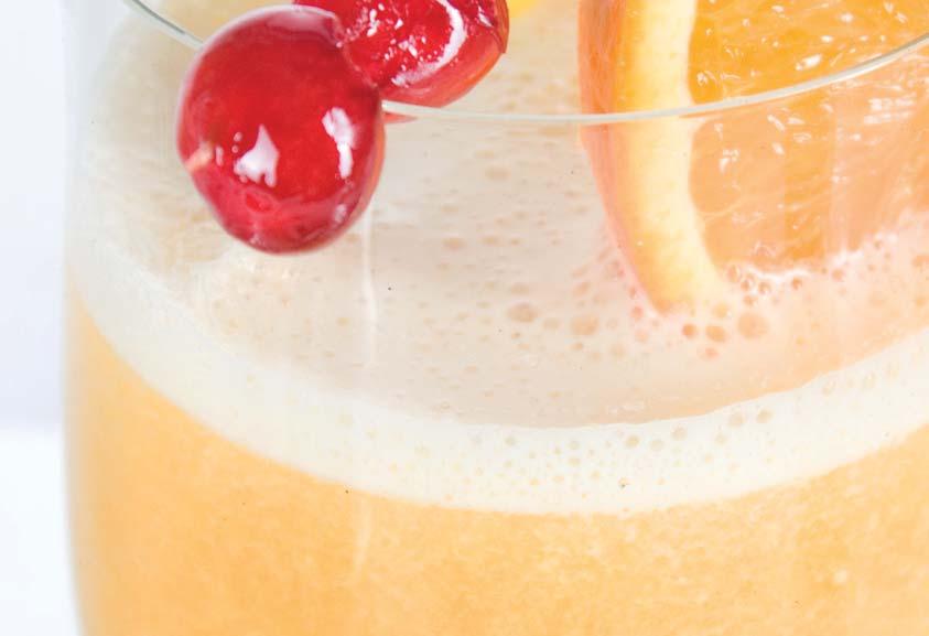 Orangen-Getränk Orangen-Getränk Zutaten: 500 ml Orangensaft 2-4 EL Zitronensaft 300 g Aprikosen aus der Dose 15-20 Eiswürfel, zerstoßen 4 TL Zucker oder Honig Zubereitung: Geben Sie den Saft, die