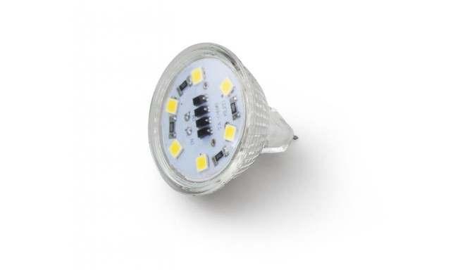 5W Ο αριθμός των LEDs (είδος) 7 (5050) Ονομαστική φωτεινή ροή 340lm χρώμα φωτός σύμφωνα με το EN 12464-1 Θερμό Λευκό - Θερμό Λευκό (3000K) Κατηγορία ενεργειακής απόδοσης A + Η ισοδύναμη ισχύς του