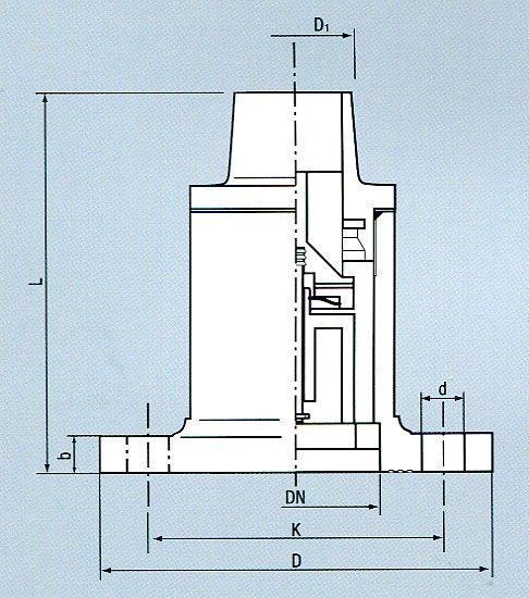 FLANGED TYPE AS-A-200 & AS-A-201 DN D